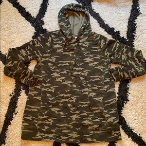 Maternity hooded sweatshirt